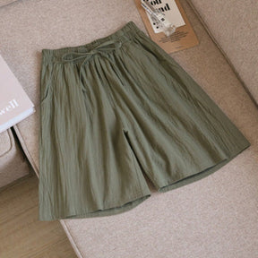 Short Feminino Solto de Linho Lana