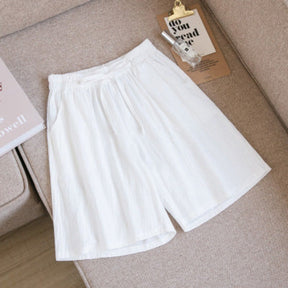 Short Feminino Solto de Linho Lana