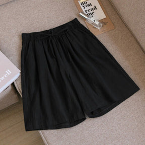 Short Feminino Solto de Linho Lana