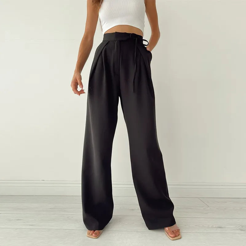 Calça Feminina Pantalona Alfaiataria