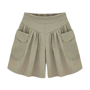 Short Feminino Cintura Alta De Malha Claudia