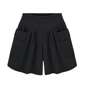 Short Feminino Cintura Alta De Malha Claudia